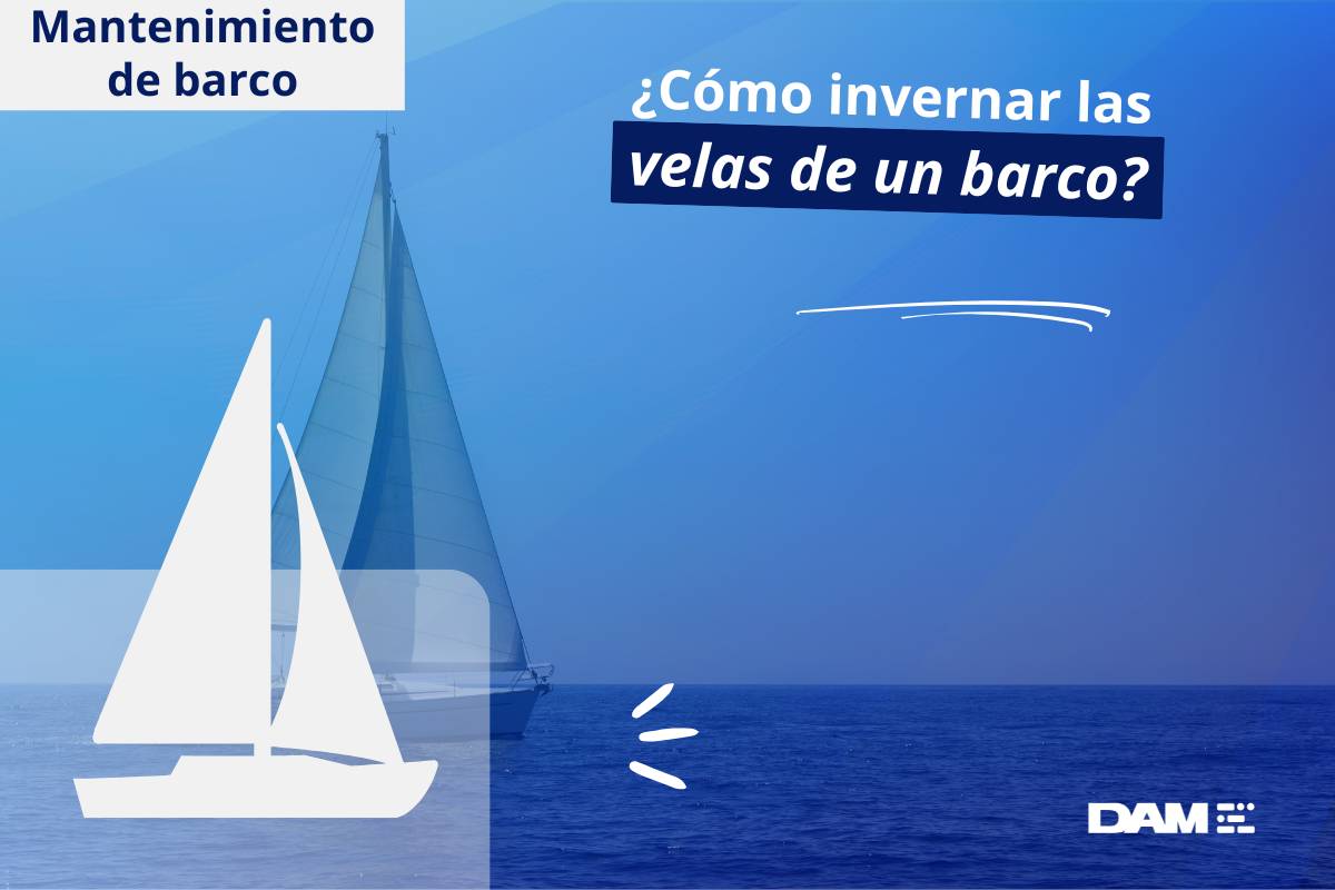 ¿Cómo invernar las velas de un barco?